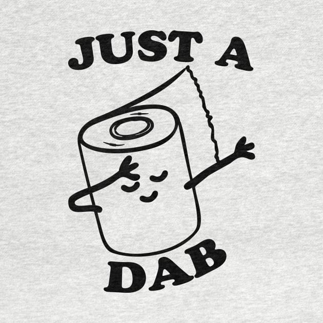 Dabbing Toilet Paper Just a Dab by Electrovista